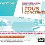 Tram Nancy : Réunion d'information le12 juin à Brabois
