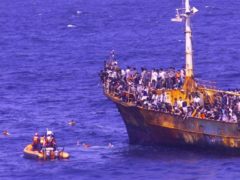 Migrants repêchés (coastgard photo)