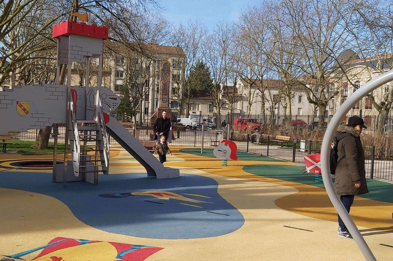 Une nouvelle aire de jeux pour les enfants du quartier de la Croix de Bourgogne (photo DR)