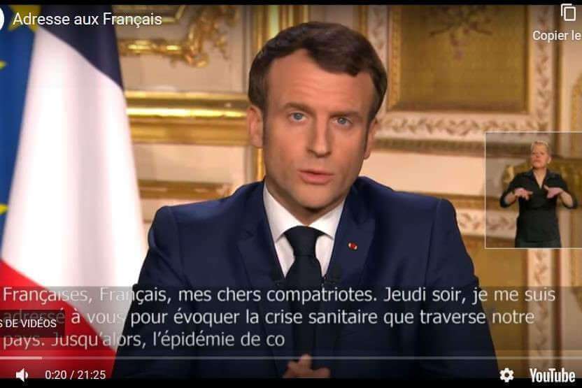 Allocution d'Emmanuel Macron