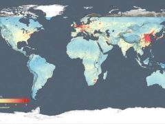 La Nasa étudie les tendances annuelles du NO2 dans le monde (wikimedia Commons)