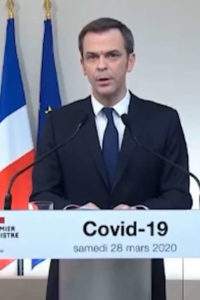 Olivier Véran, ministre de la Santé (capture Euronews)