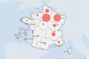 carte Géodes-santé publique France