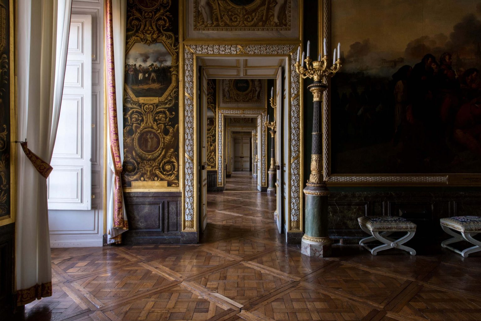 Salles Empire (© château de Versailles, T. Garnier)