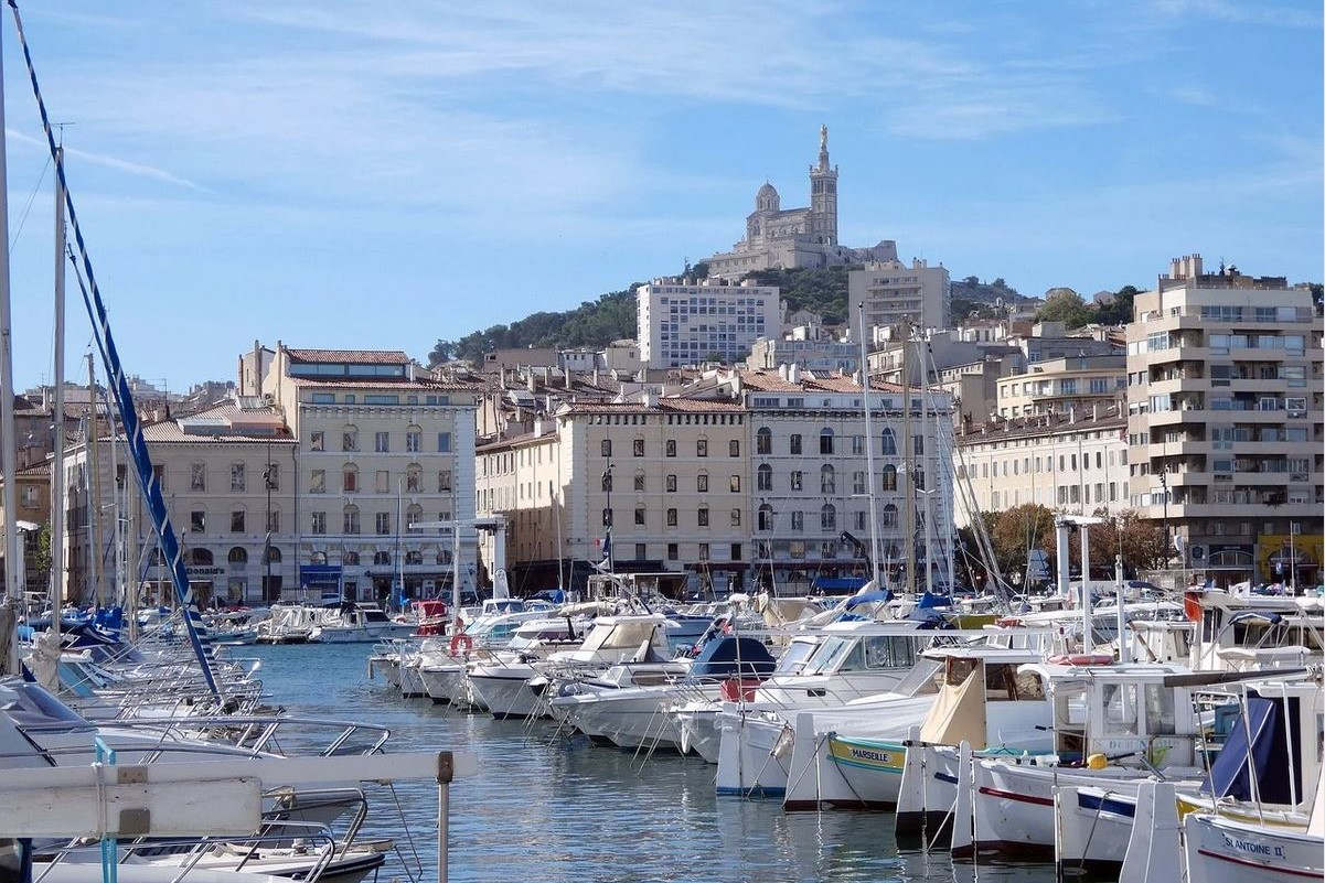 Marseille : le Vieux Port et Notre-Dame 