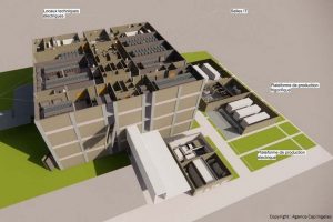 Plan 3D du Data Center (Photo Agence Cap Ingelec)