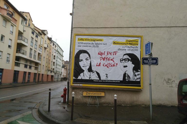 Affiche Attac Moselle : "Qui doit payer la crise"