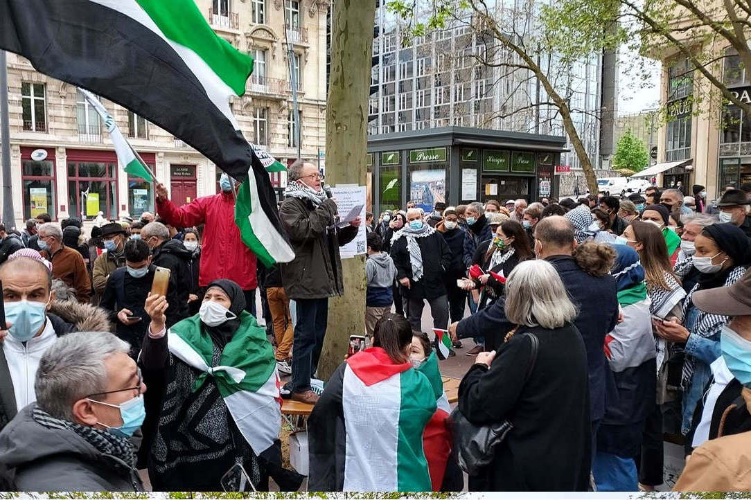 Rassemblement pro-palestinien à Nancy