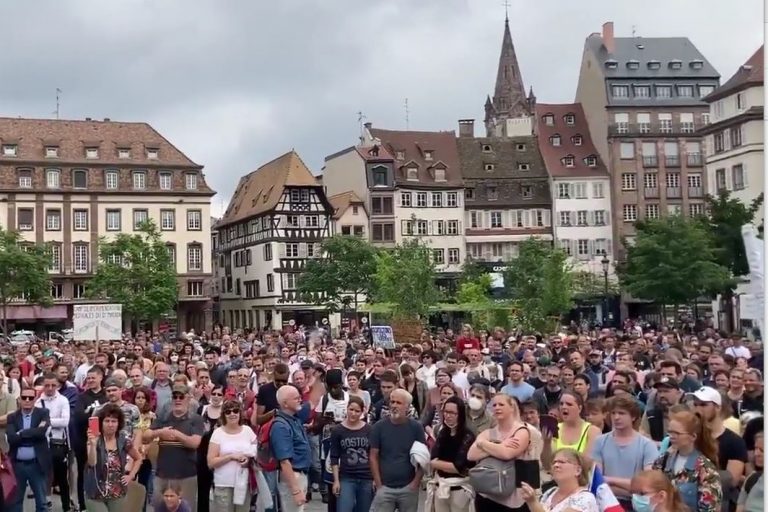 Environ 3000 manifestants à Strasbourg