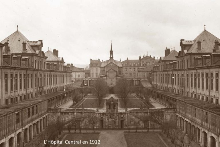 L'Hôpital Centraal de Nancy en 1912 (Photo CHRU Nancy)