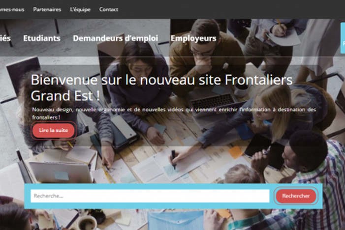 Nouveau site internet Frontaliers Grand Est