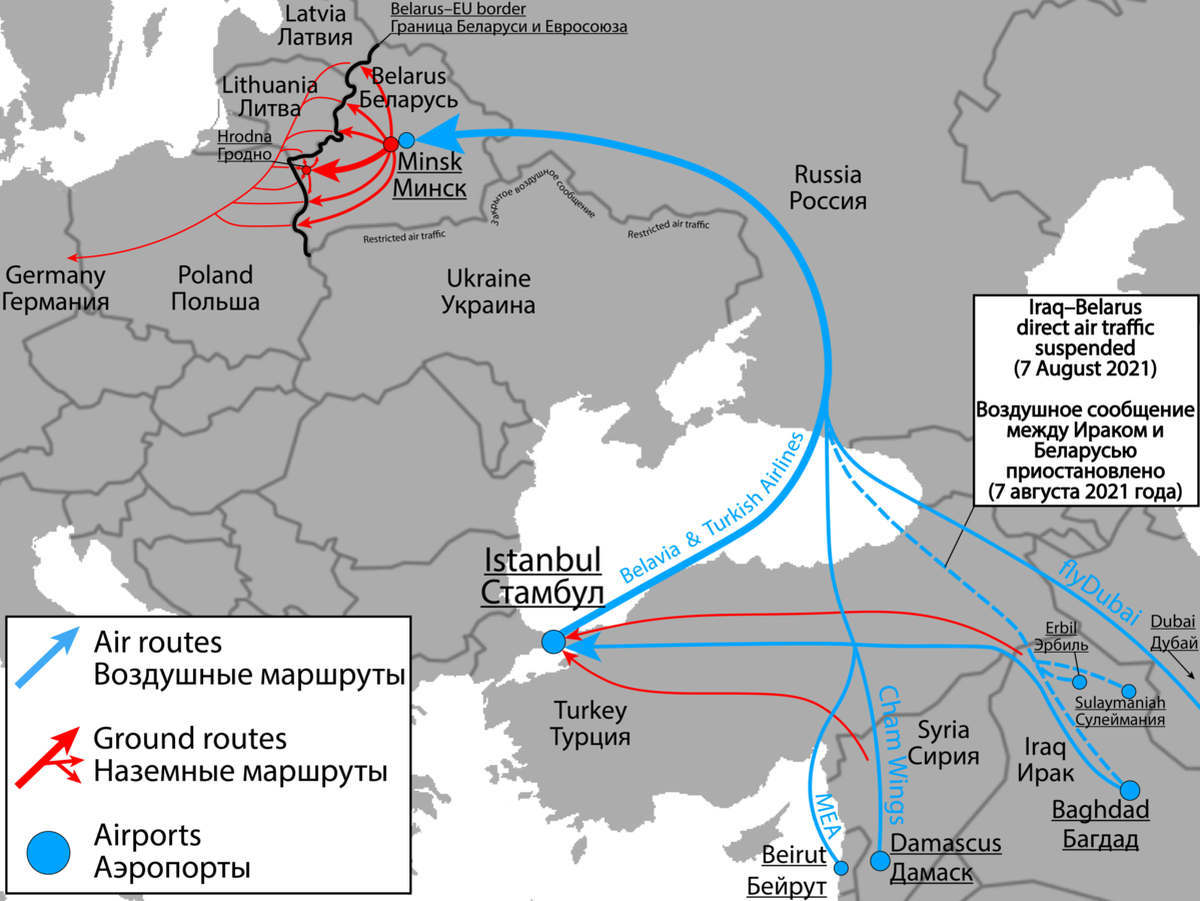 Belarus-EU_border_crisis_-_general_map-
