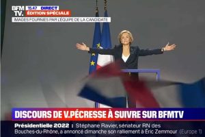 Valérie Pécresse au Zénith (capture BFMTV YouTube)