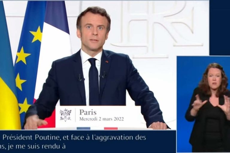Macron s'adresse aux Français (capture vidéo Elysée)