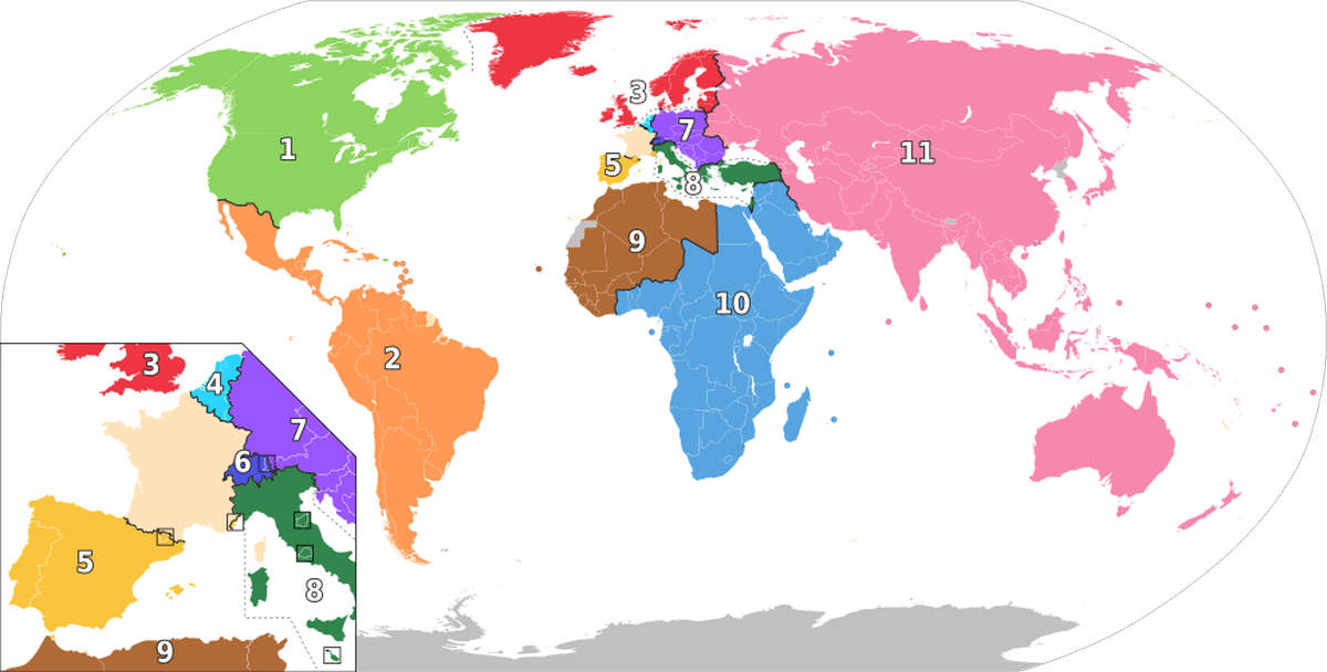 Onze circonscriptions des Français résidant à l'étranger (Wikipedia)