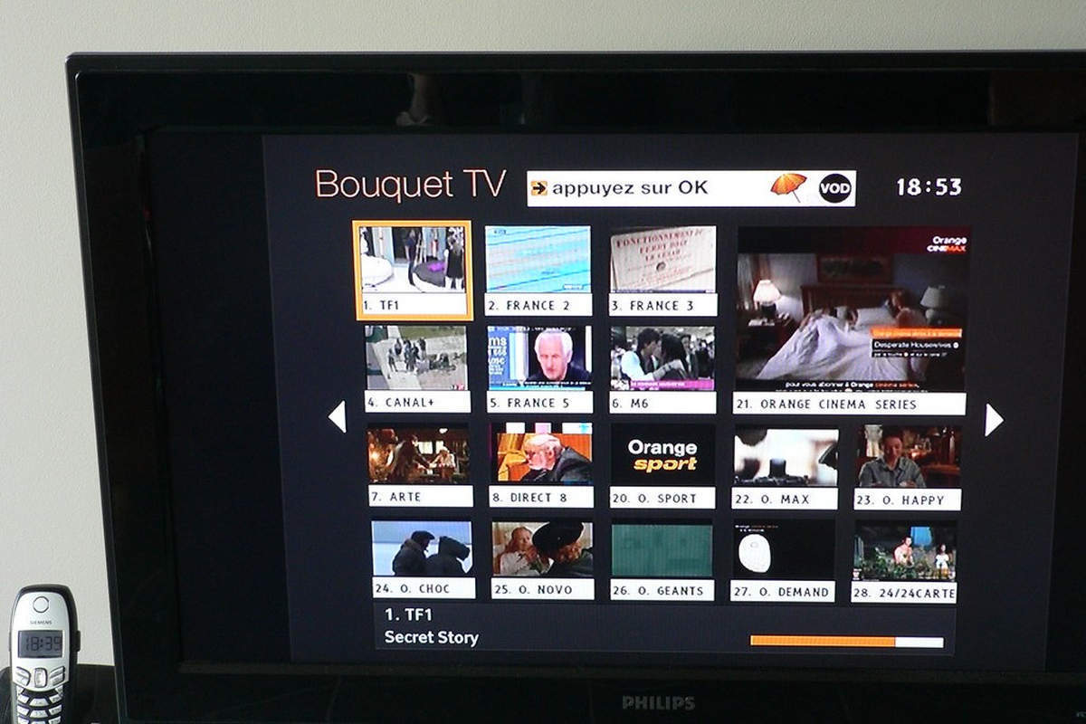 Bouquet de chaines TV (Flickr)