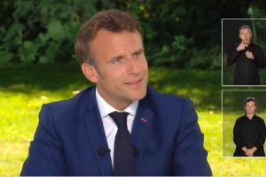 Emmanuel Macron, inteview du 14 juillet 2022 (Capture Twitter)