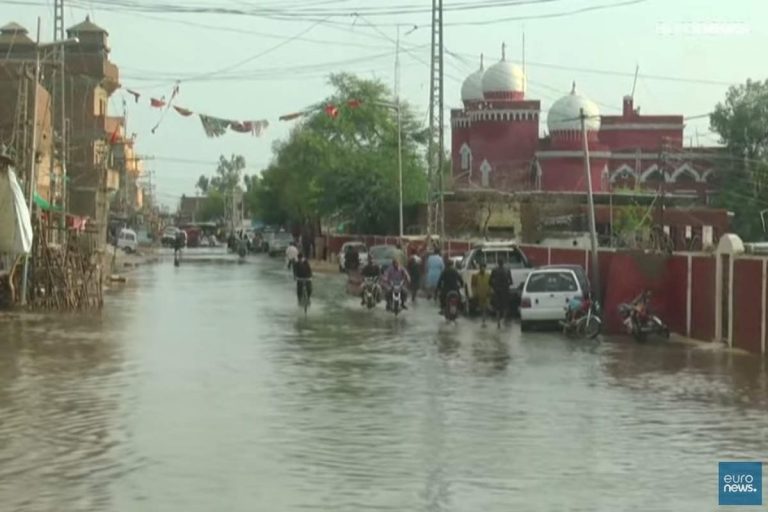 Inondations meurtières au Pakistan (capture euronews)