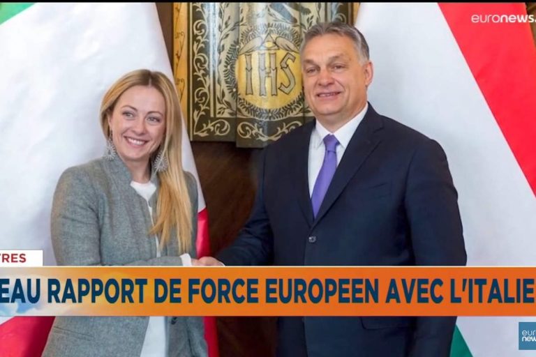 Giorgia Meloni et Viktor Orban (Euronews)