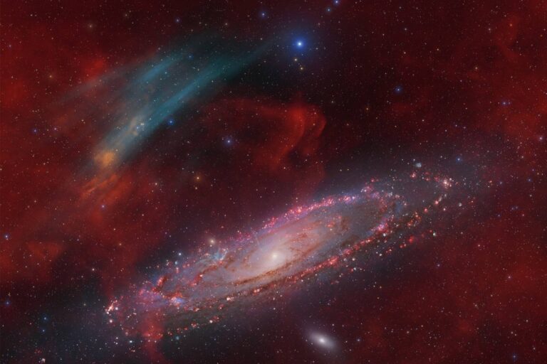Découverte astronomique : l’arc d’émission de M31. Strottner-Drechsler-Sainty Object 1