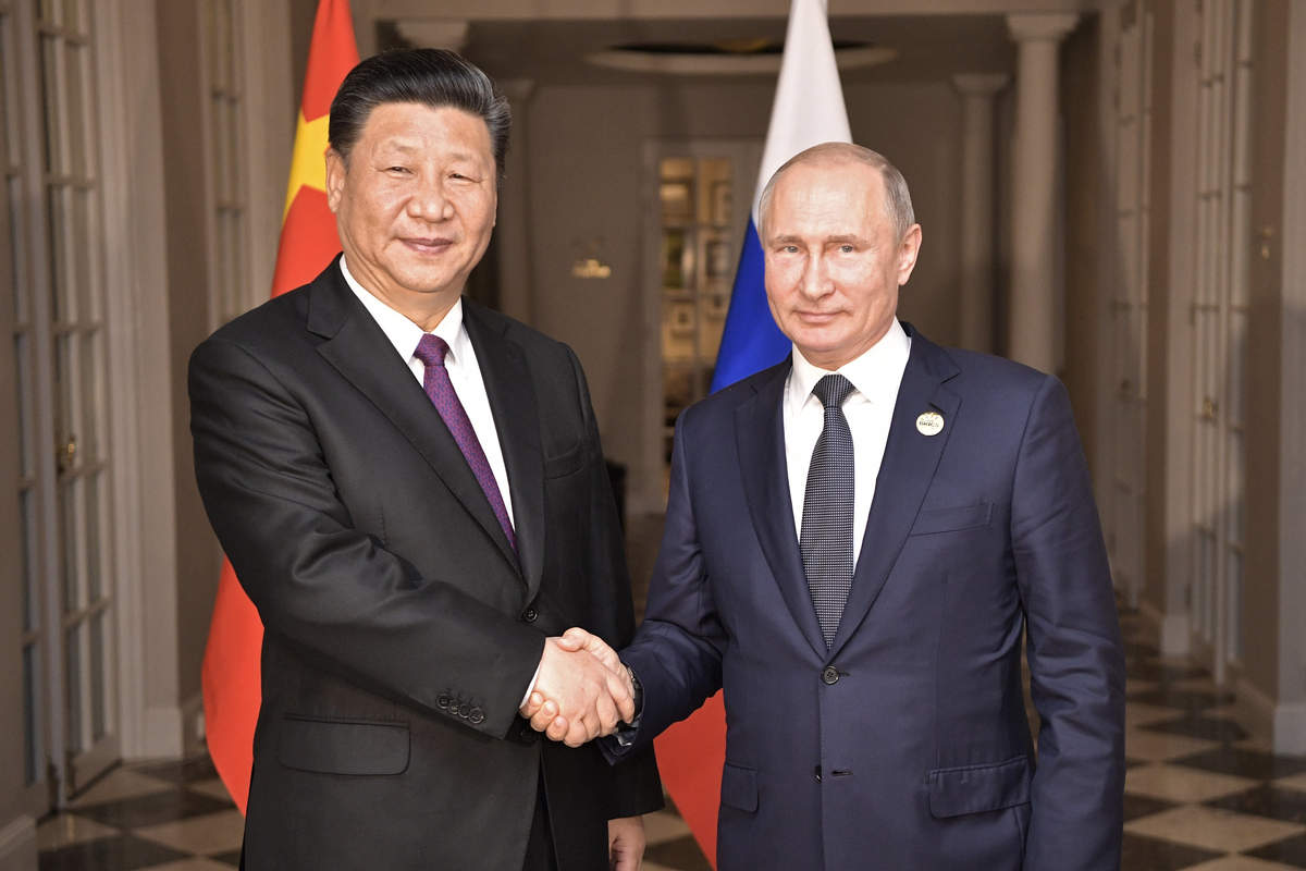 Xi Jiping et Vladimir Poutine en 2018 (Kremlin.ru, CC BY 4.0 <https://creativecommons.org/licenses/by/4.0>, via Wikimedia Commons)