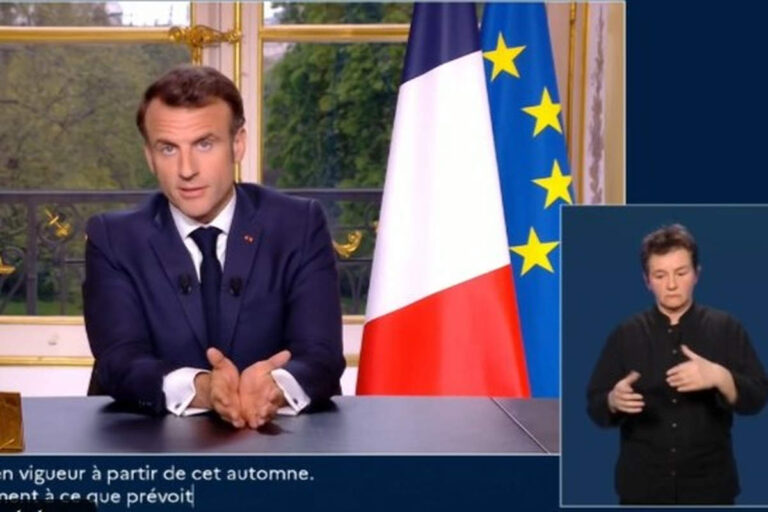 Macron s'adresse aux Français