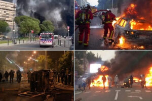 Violences, pillages, incendies un peu partout en France (capture Twitter)
