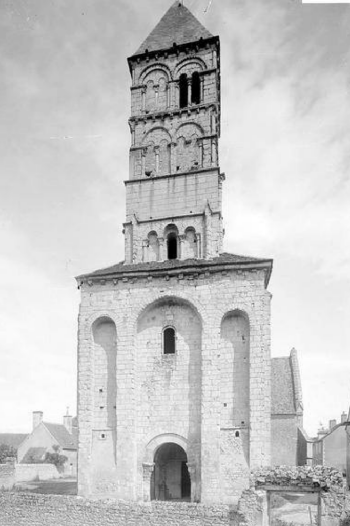 Notre-Dame de Germigny-l'Exempt en 1912 (DR)