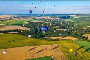 Les montgolfières : un spectacle féérique (photo GEMAB)