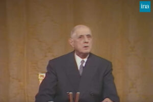 Conférence de presse de de Gaulle sur le Proche-Orient (INA-Youtube)
