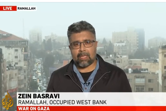 Al Jazeera English en Cisjordanie occupée