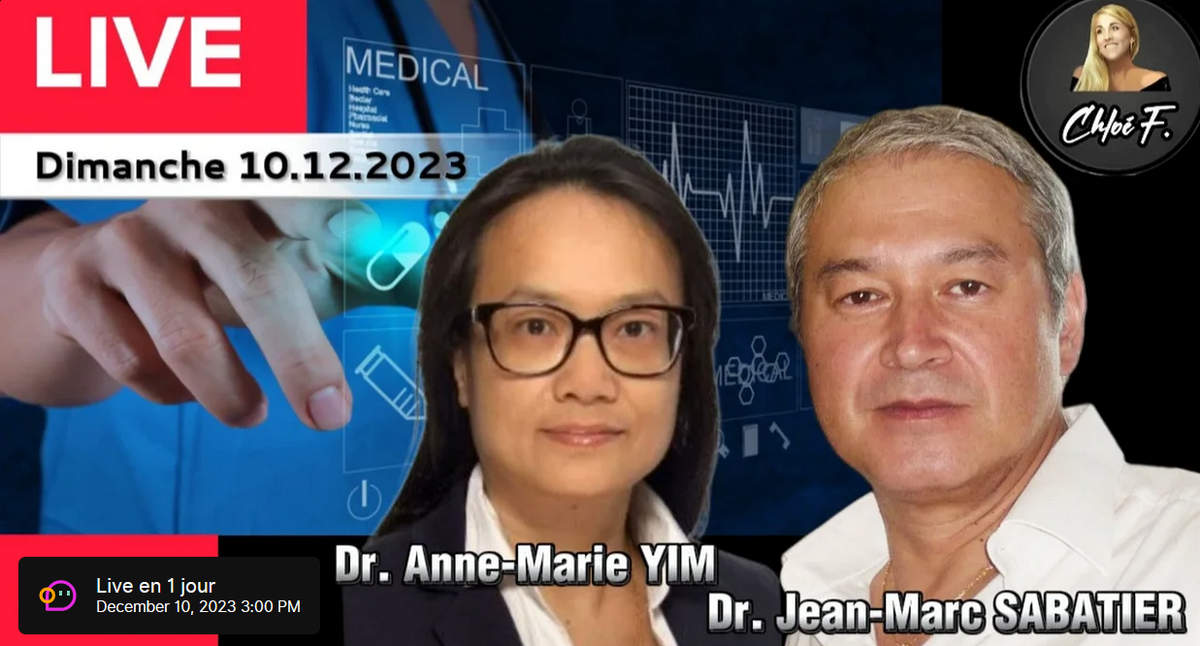 Dr Anne-Marie Yim et Dr Jean-Marc Sabatier (affiche)