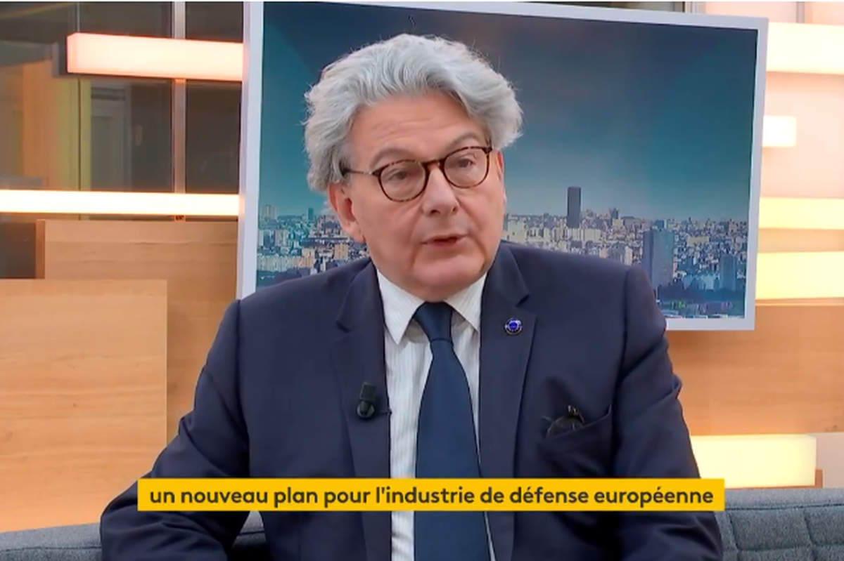 Thierry Breton, commissaire européen (capture franceinfo)