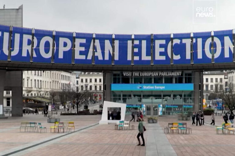 Élections européennes du 9 juin 2924 (capture euronews)