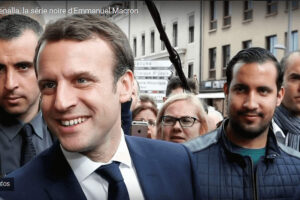 Macron et Benalla (capture euronews)