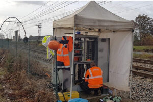 Armoire de signalisation de la SNCF (DR)