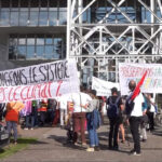 Manif devant le siège de l'euro métropole de Metz contre le PLUi