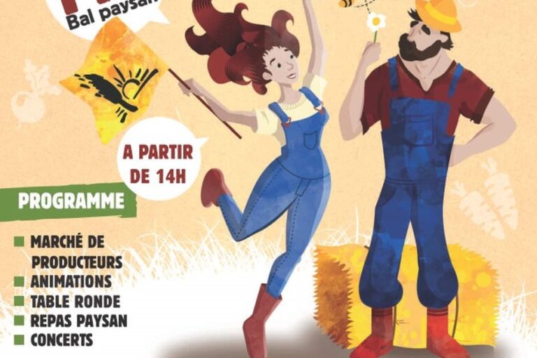 Fête paysanne à Dounoux, Vosges (affiche)