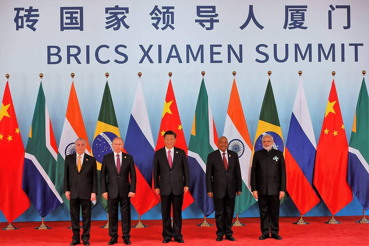 Photo de famille des dirigeants des Brics en marge du 10e Sommet des BRICS (Flickr)