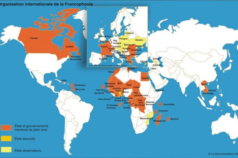 carte de la francophonie jplille Flickr