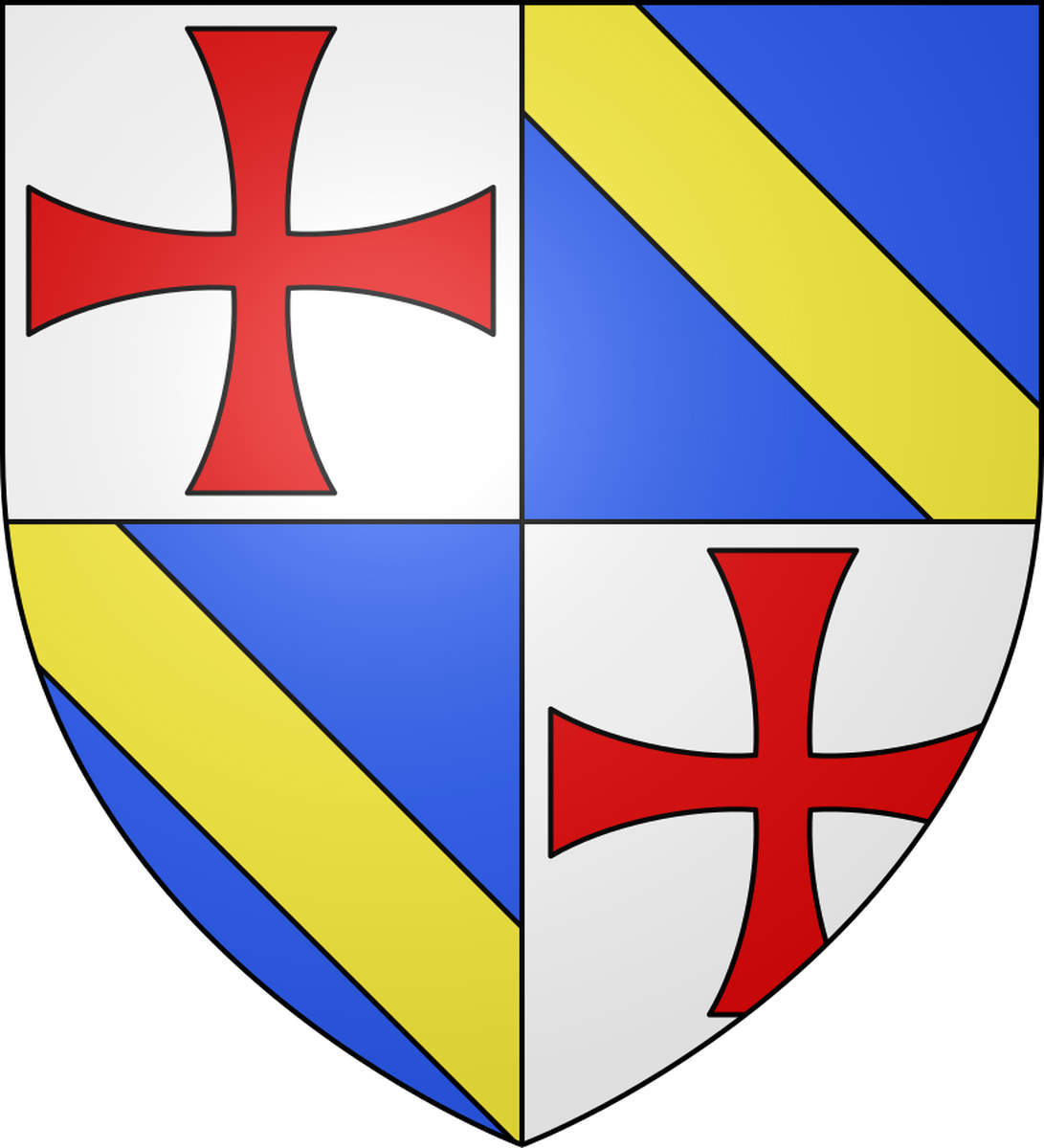 Blason de Jacques de Molay (Wikimedia Commons)