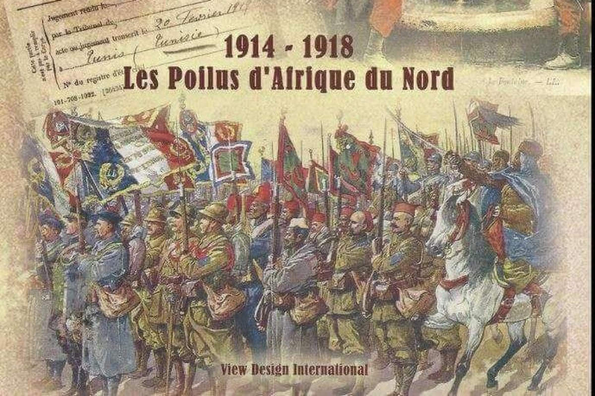 Les Poilus d'Afrique du Nord (couverture du livre)