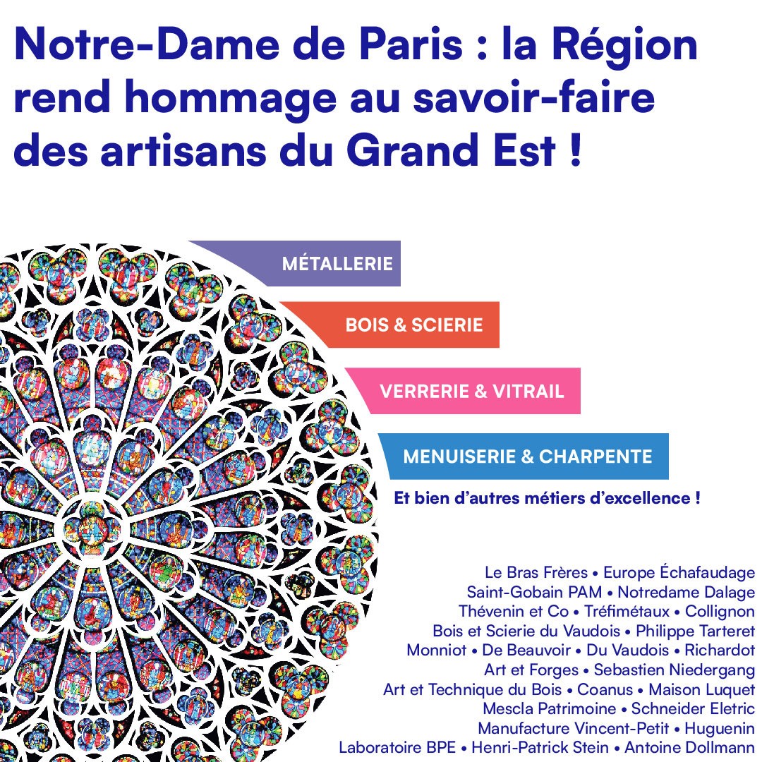 Grand Est : Les artisans de Notre-Dame