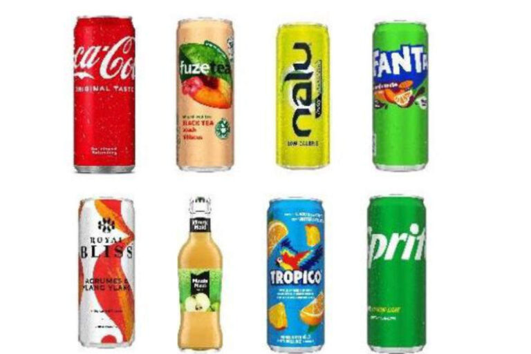 Rappel de différentes boissons du groupe de Coca-Cola Europacific Partners Belgium (photo AFSCA)