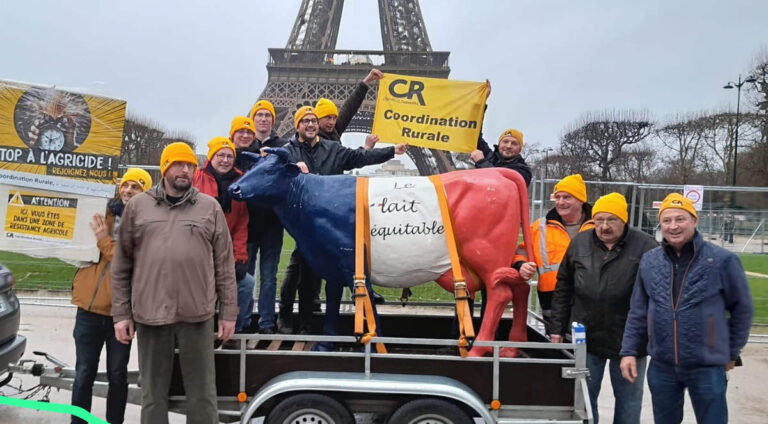 Les adhérents de la Coordination rurale manifestent à Paris (DR)