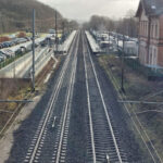 La halte ferroviaire d'Hettange-Grande (57) aujourd'hui (photo Le Hérisson du Rail)