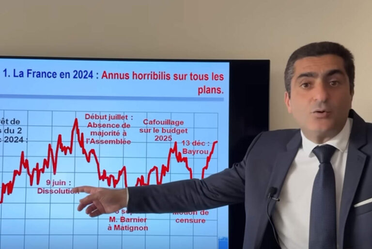 Marc Touati présente un bilan économique de la France catastrophique (capture YouTube)