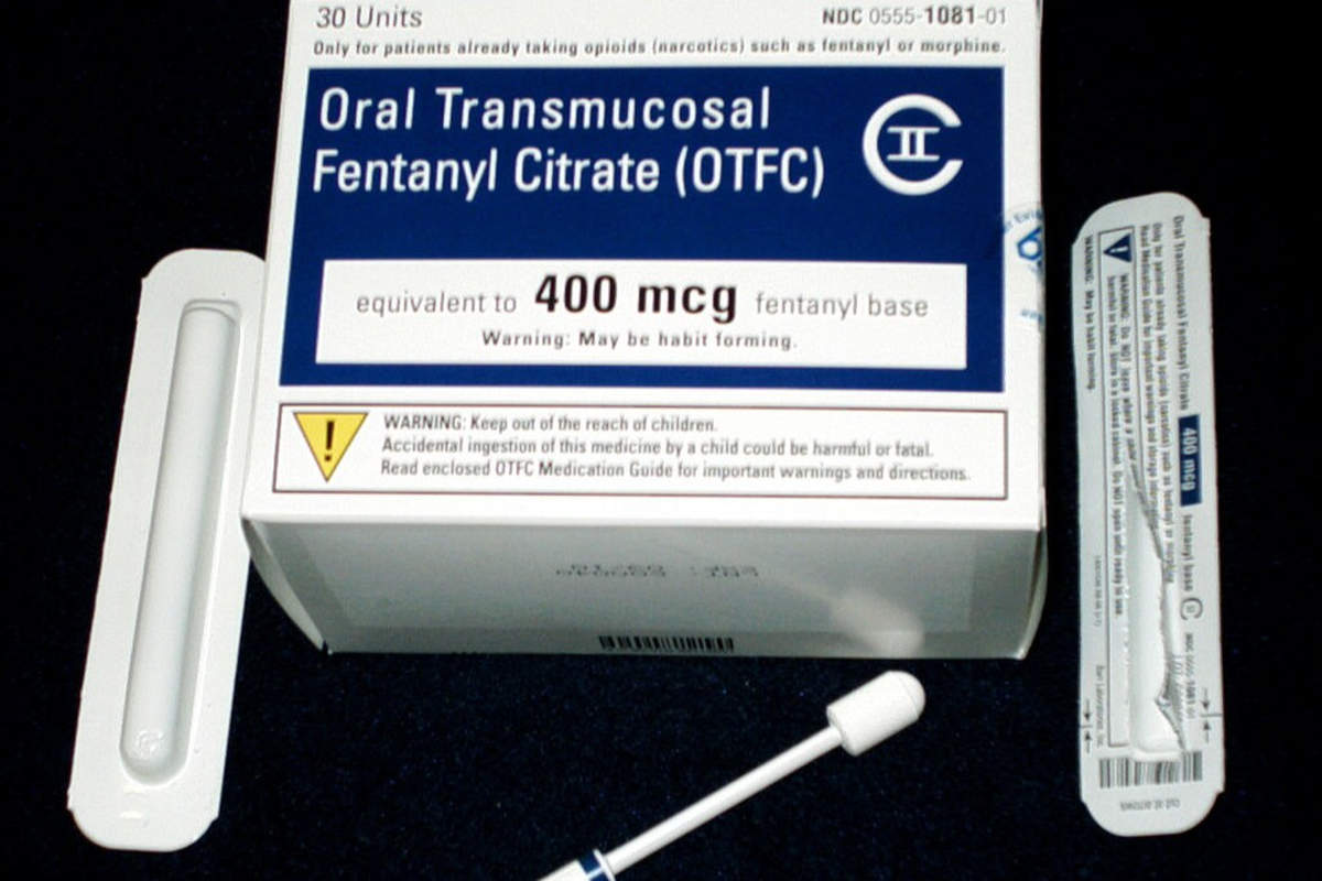 Sucette de Fentanyl de marque Actiq, 400 µg. (CC BY-SA 3.0)