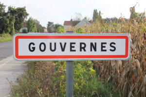 Entrée de la commune de Gouvernes (Seine-et-Marne)