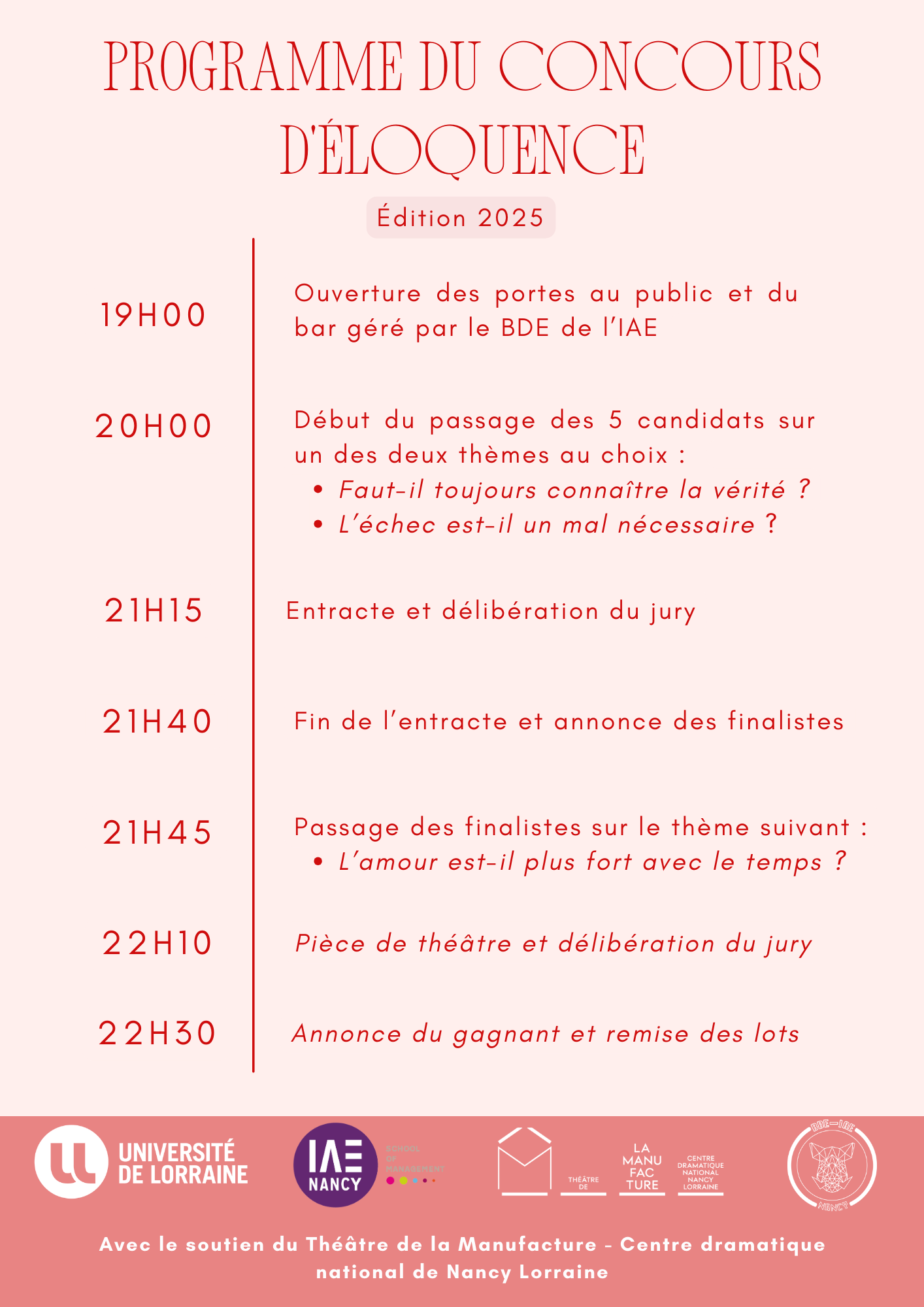 Demandez le programme